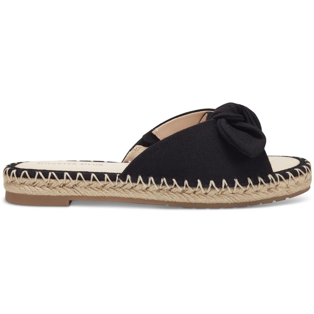 Women’s Shoes| Slides| Knot espadrille Sandals - Picture 4 of 6